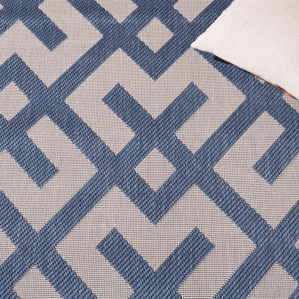BEIGE / BLUE