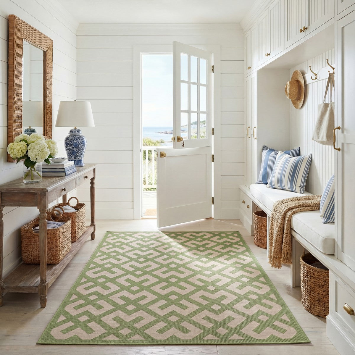 BEIGE / GREEN