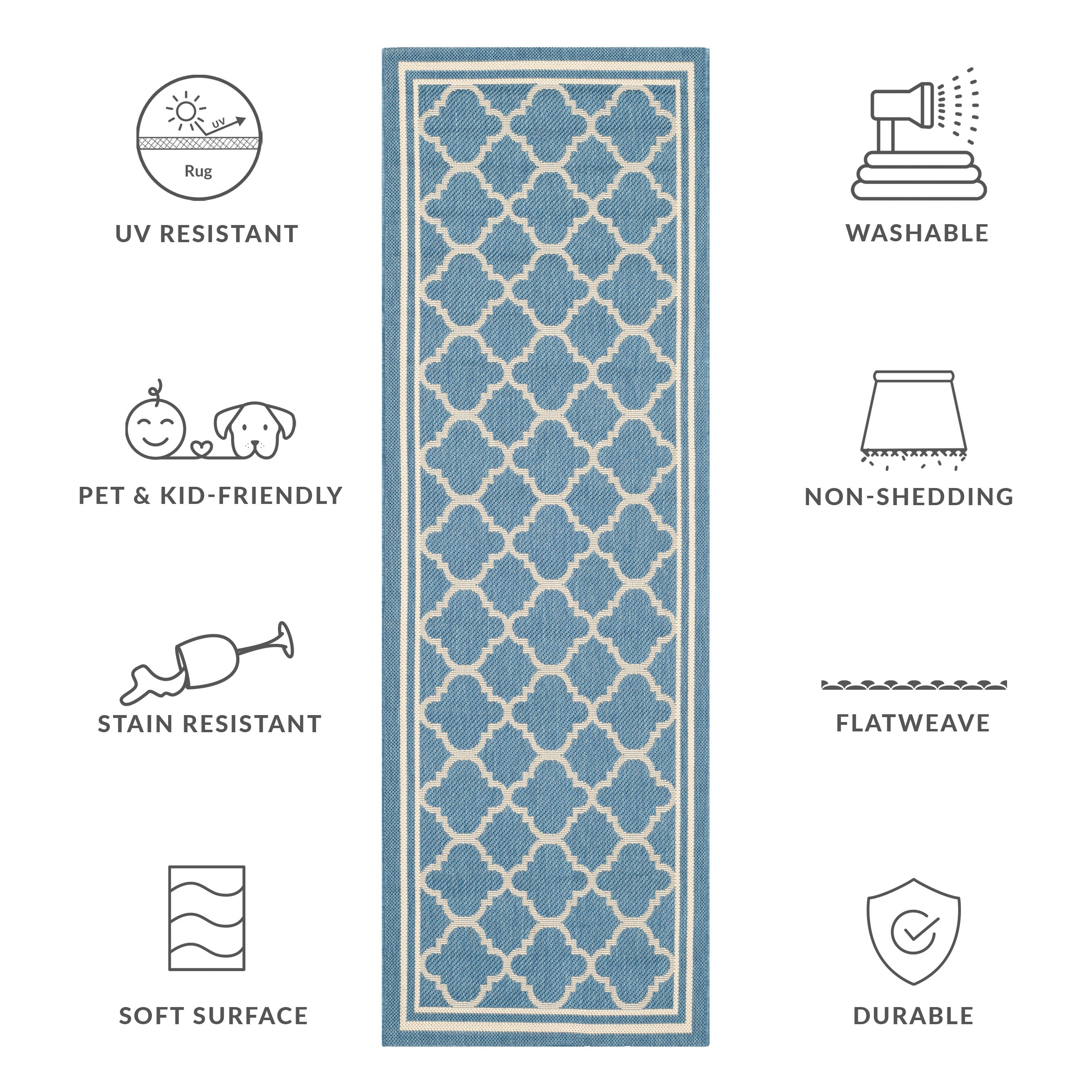 BLUE / BEIGE