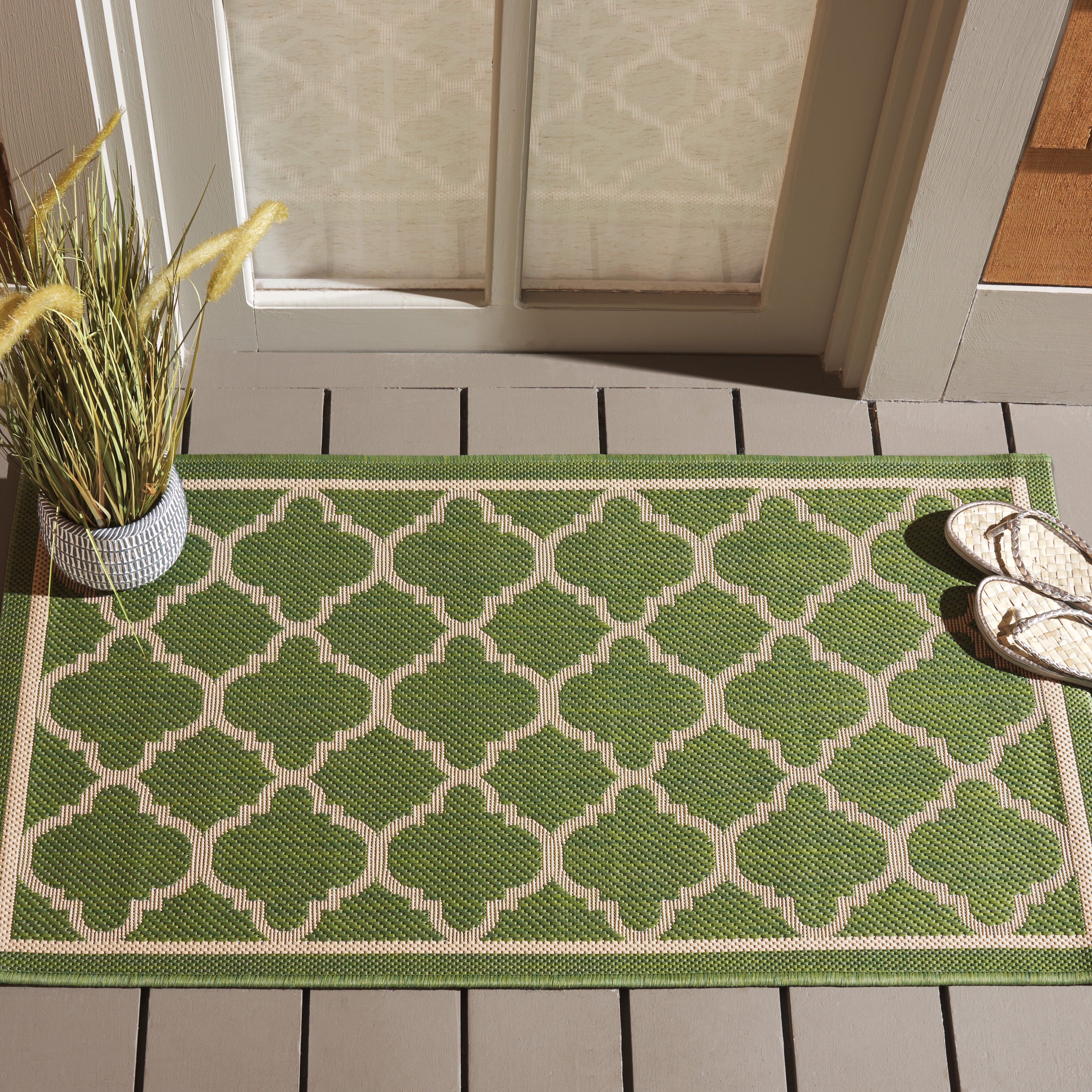 GREEN / BEIGE