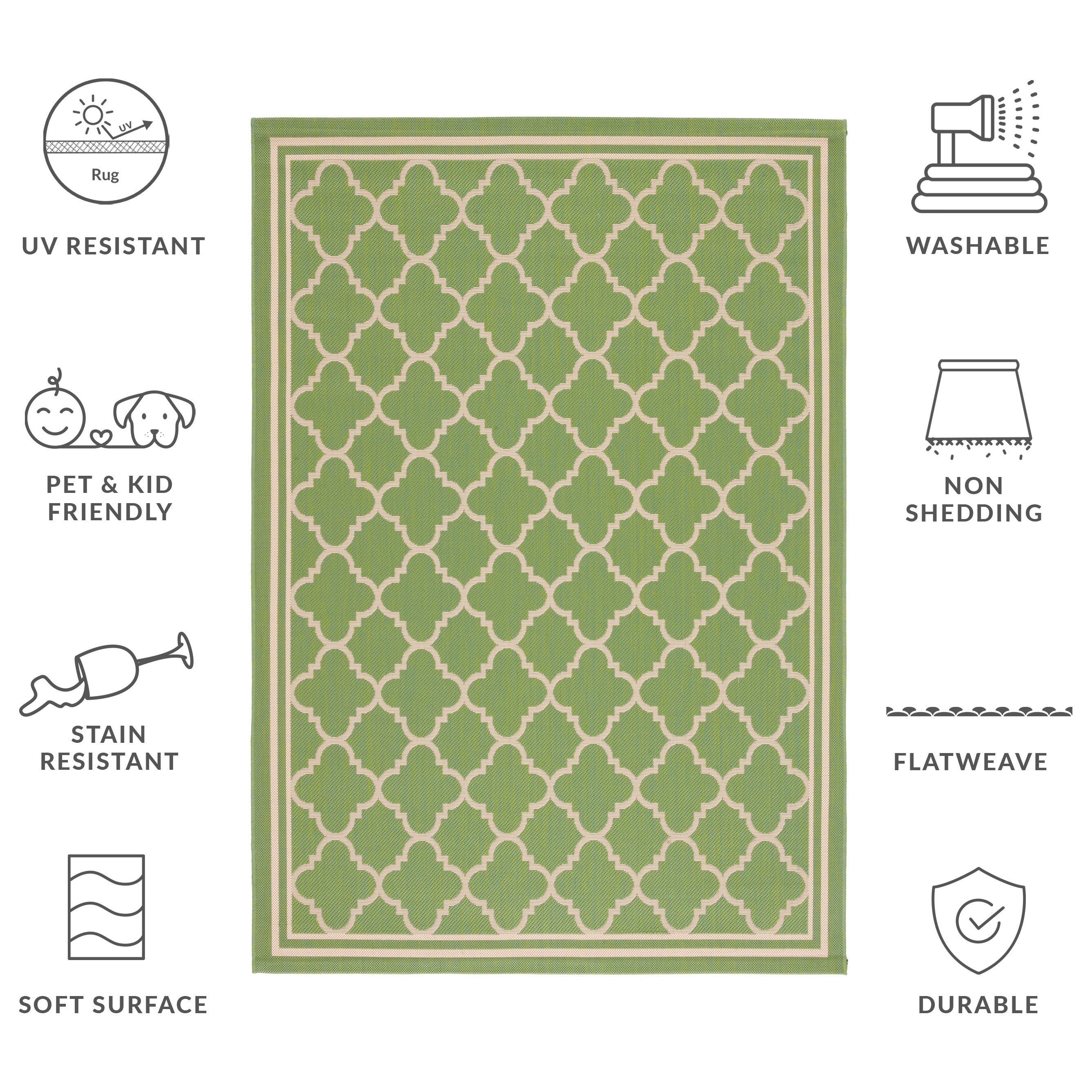 GREEN / BEIGE