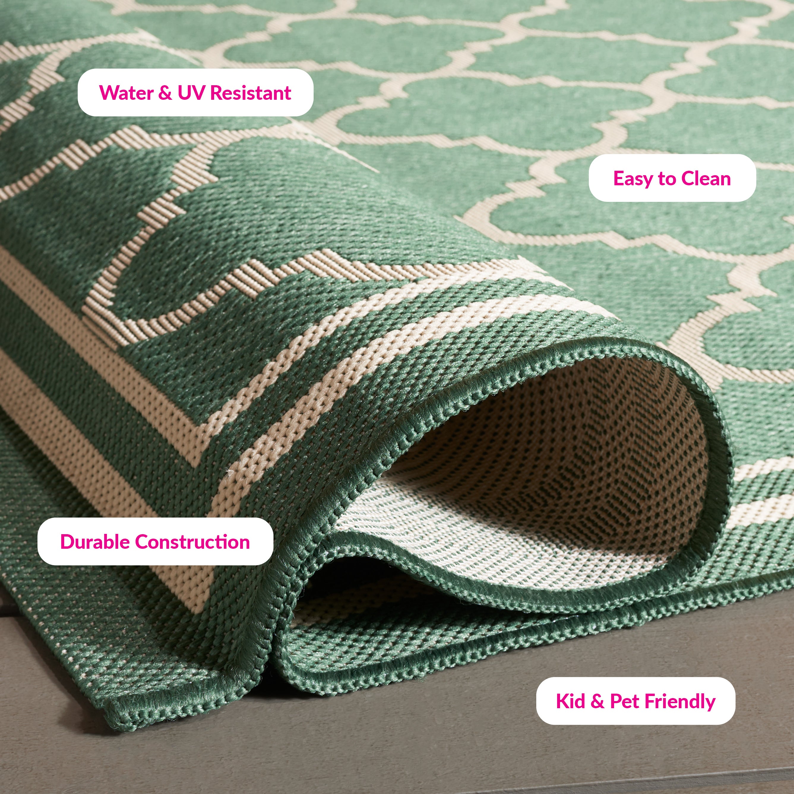 DARK GREEN / BEIGE