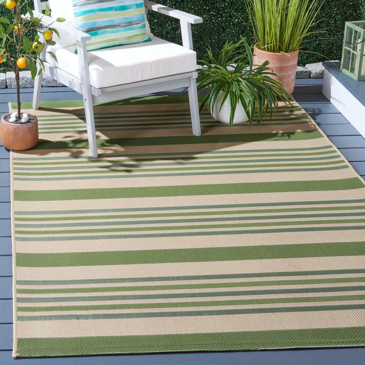 BEIGE / GREEN