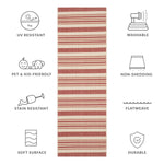 BEIGE / RED