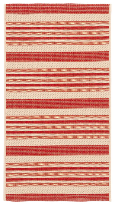 BEIGE / RED