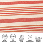 BEIGE / RED