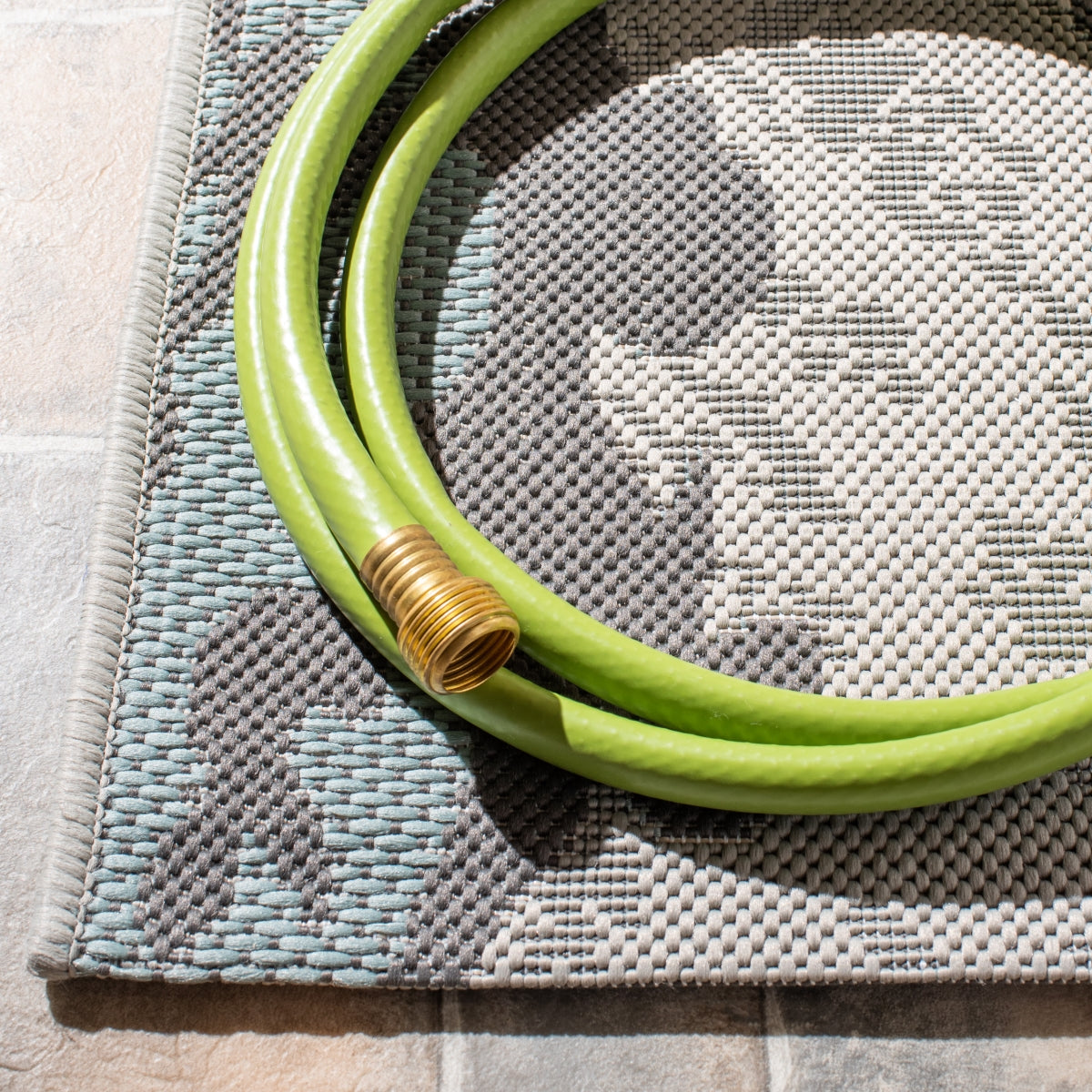 LTGY ANTHRACITE / AQUA WEFT