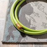 LTGY ANTHRACITE / AQUA WEFT
