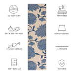 BEIGE / BLUE