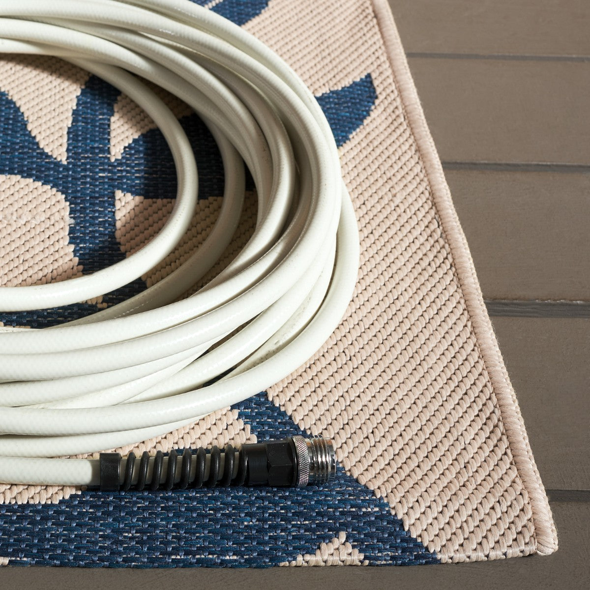 BEIGE / BLUE
