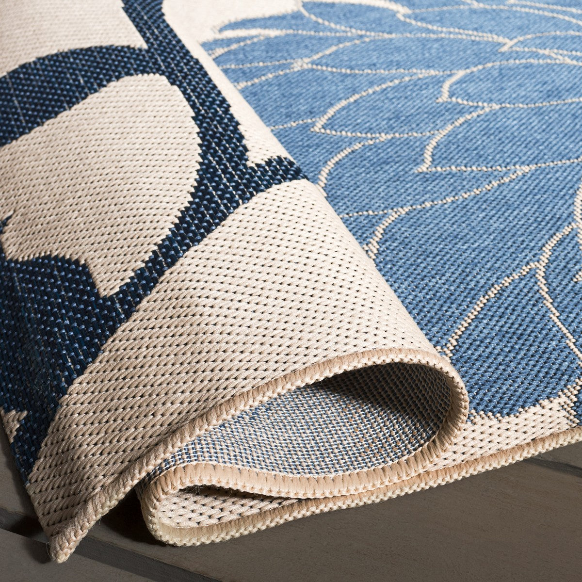 BEIGE / BLUE