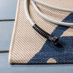 BEIGE / BLUE