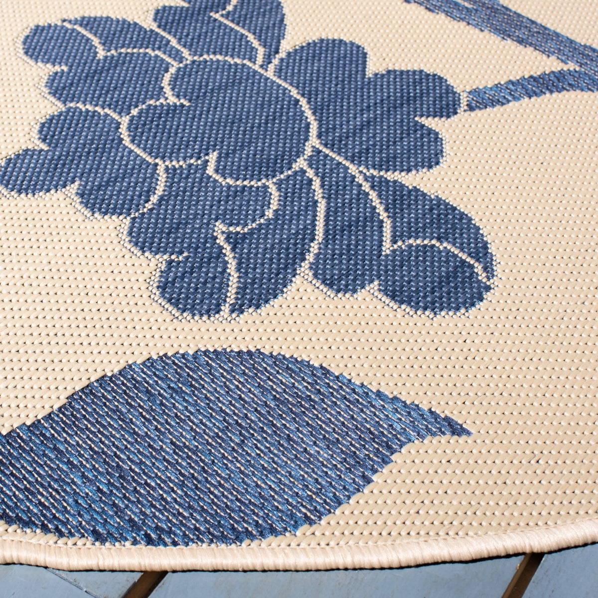 BEIGE / BLUE
