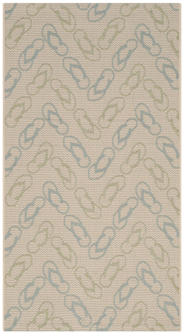 BEIGE / AQUA