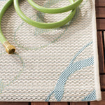 BEIGE / AQUA