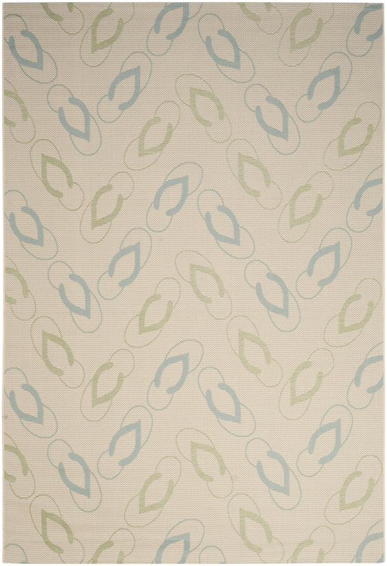 BEIGE / AQUA