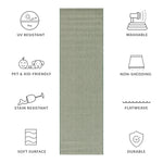 DARK GREEN / BEIGE