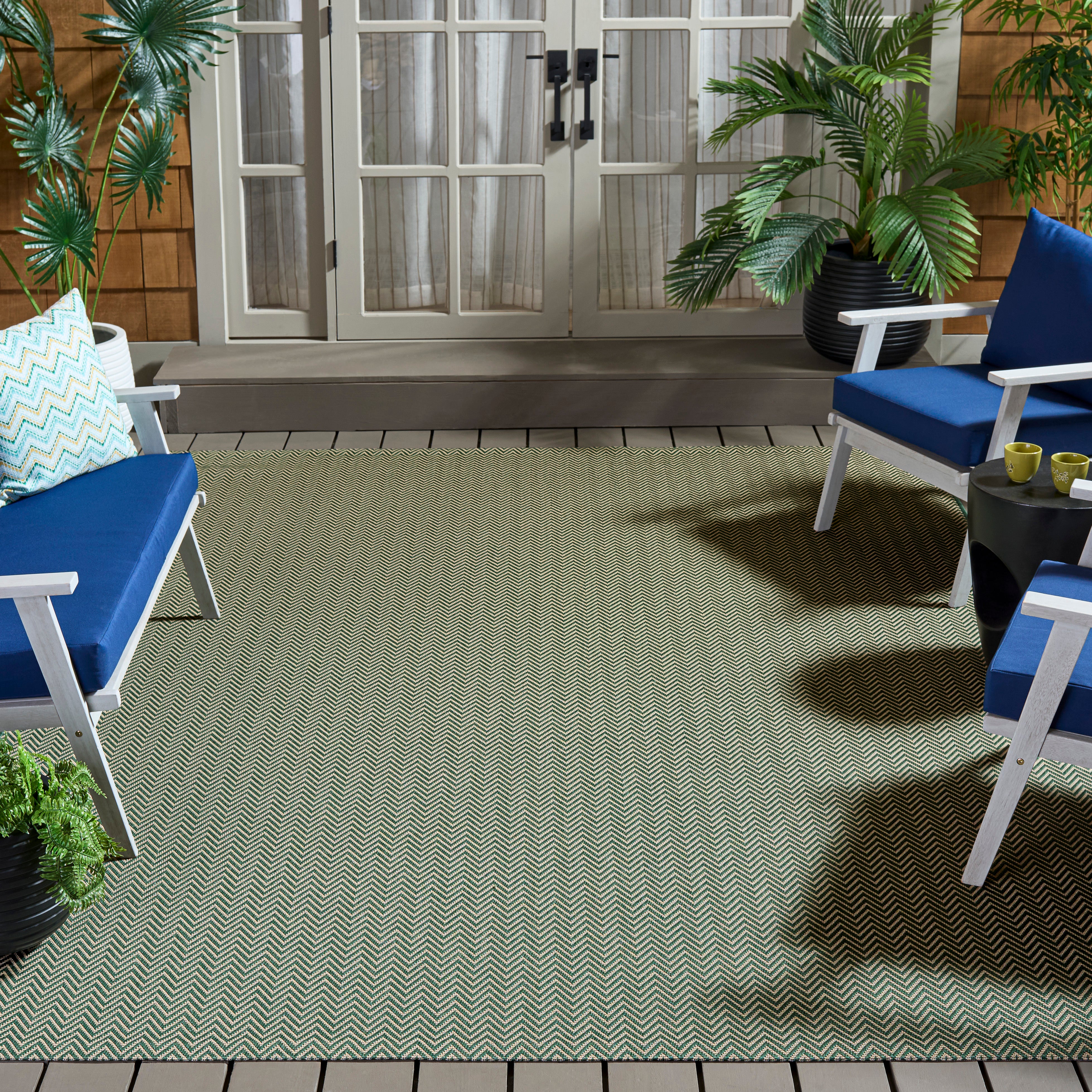 DARK GREEN / BEIGE