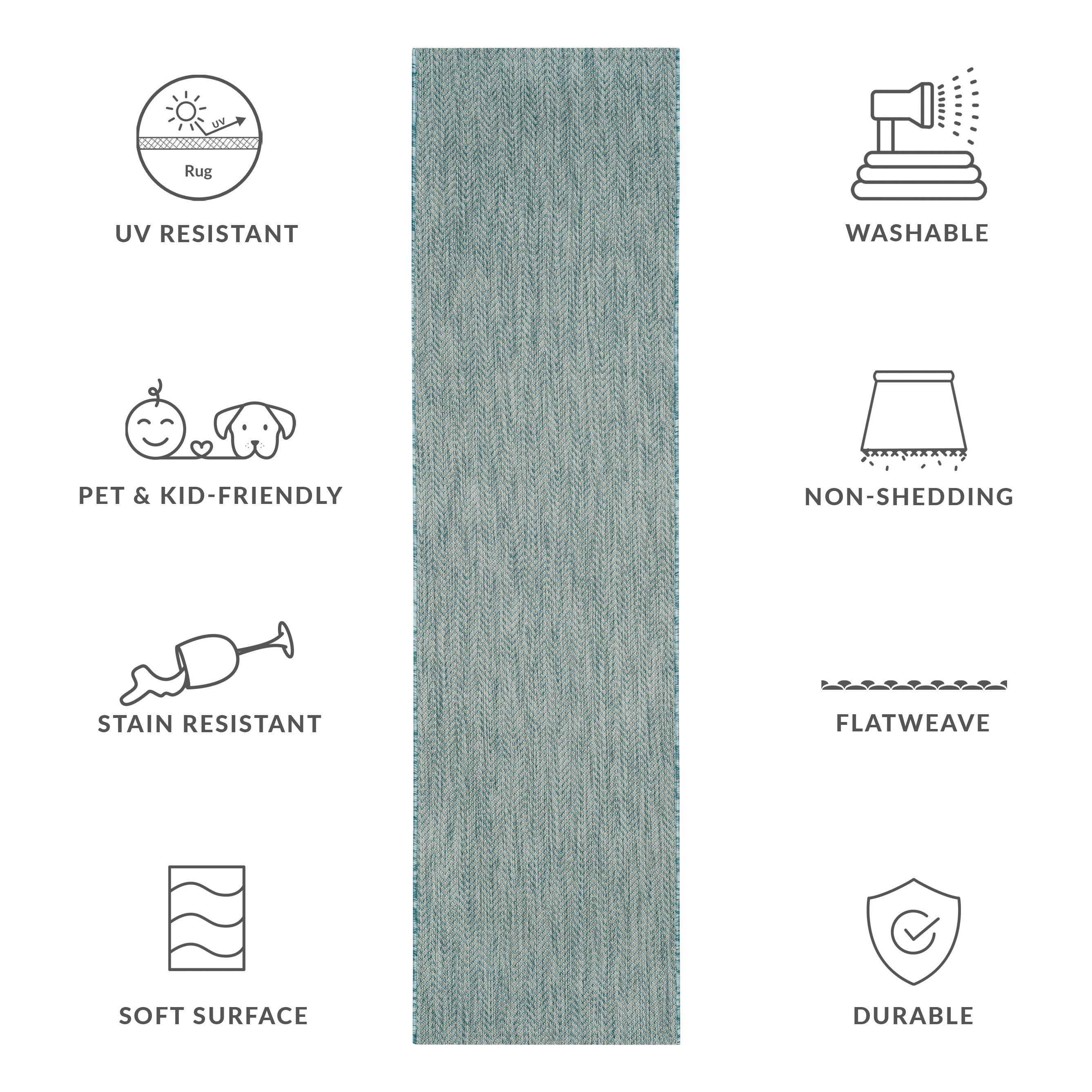 AQUA / GREY