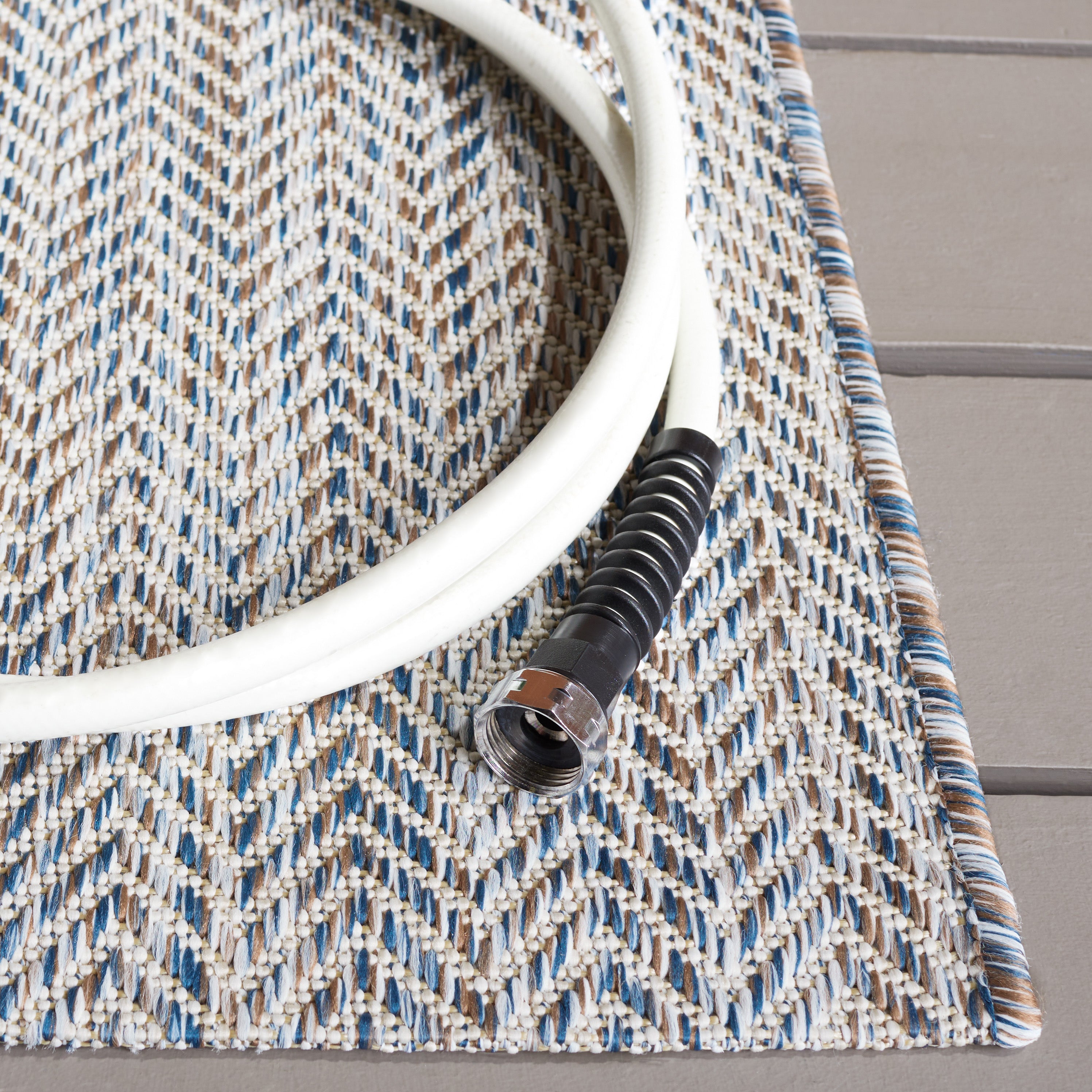 IVORY BLUE / BEIGE
