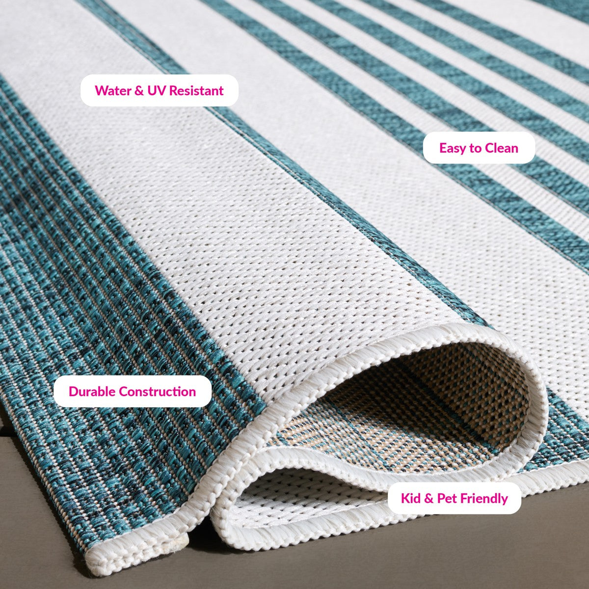 IVORY / TEAL