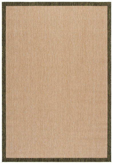 BEIGE / DARK GREEN