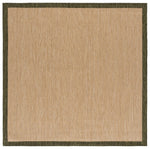 BEIGE / DARK GREEN