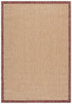 BEIGE / RED
