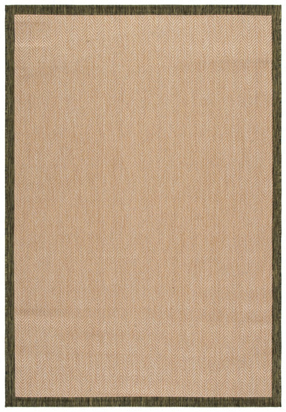 BEIGE / DARK GREEN