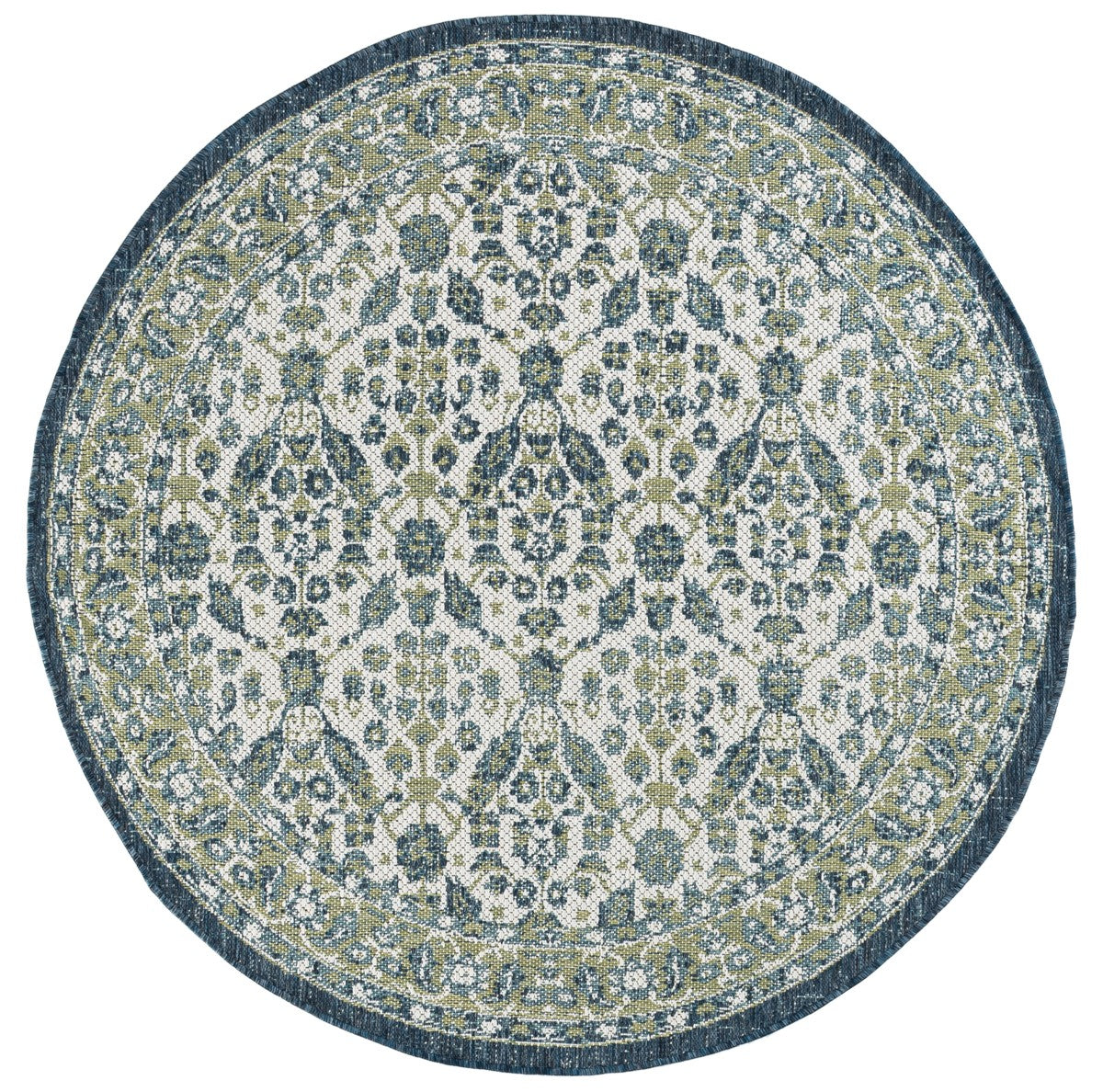GREEN IVORY / NAVY LIGHT BLUE