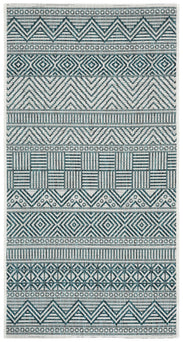 IVORY / TURQUOISE
