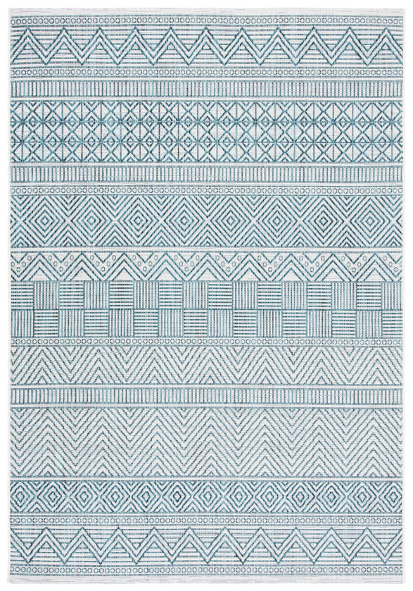 IVORY / TURQUOISE