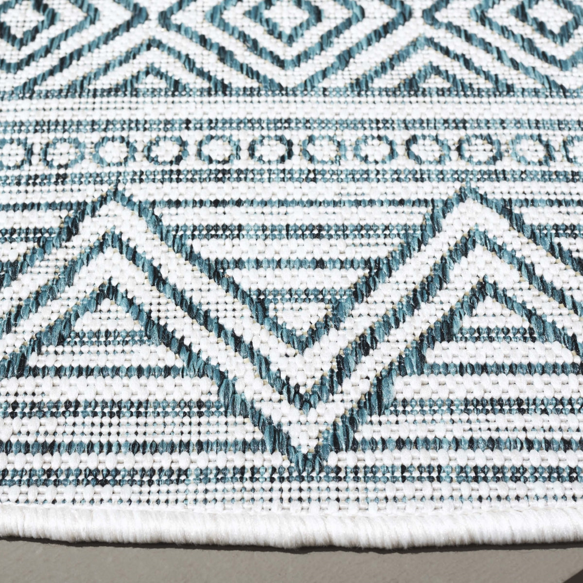 IVORY / TURQUOISE