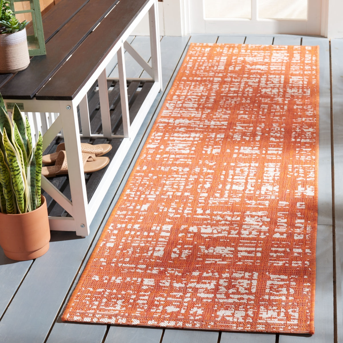 ORANGE / IVORY
