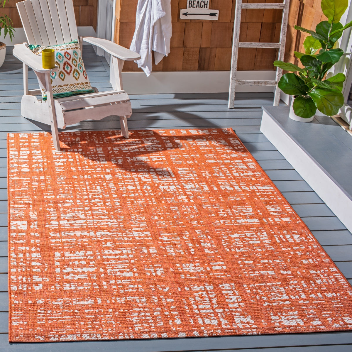 ORANGE / IVORY