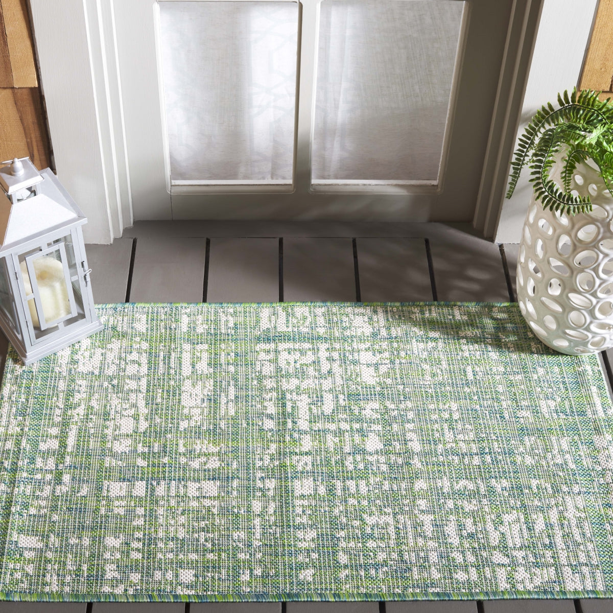 GREEN BLUE / IVORY