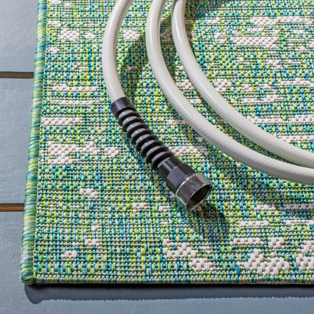 GREEN BLUE / IVORY