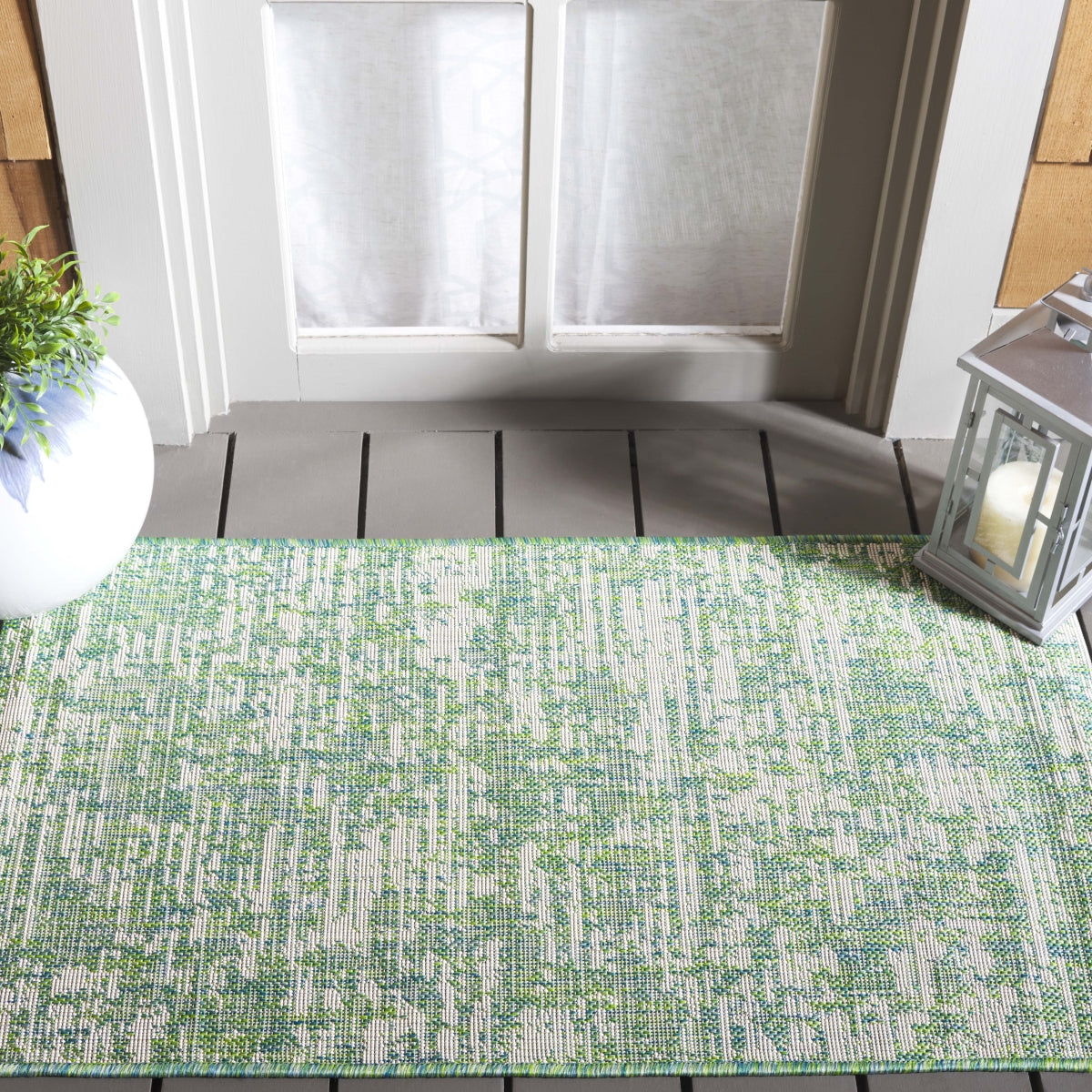 GREEN BLUE / IVORY