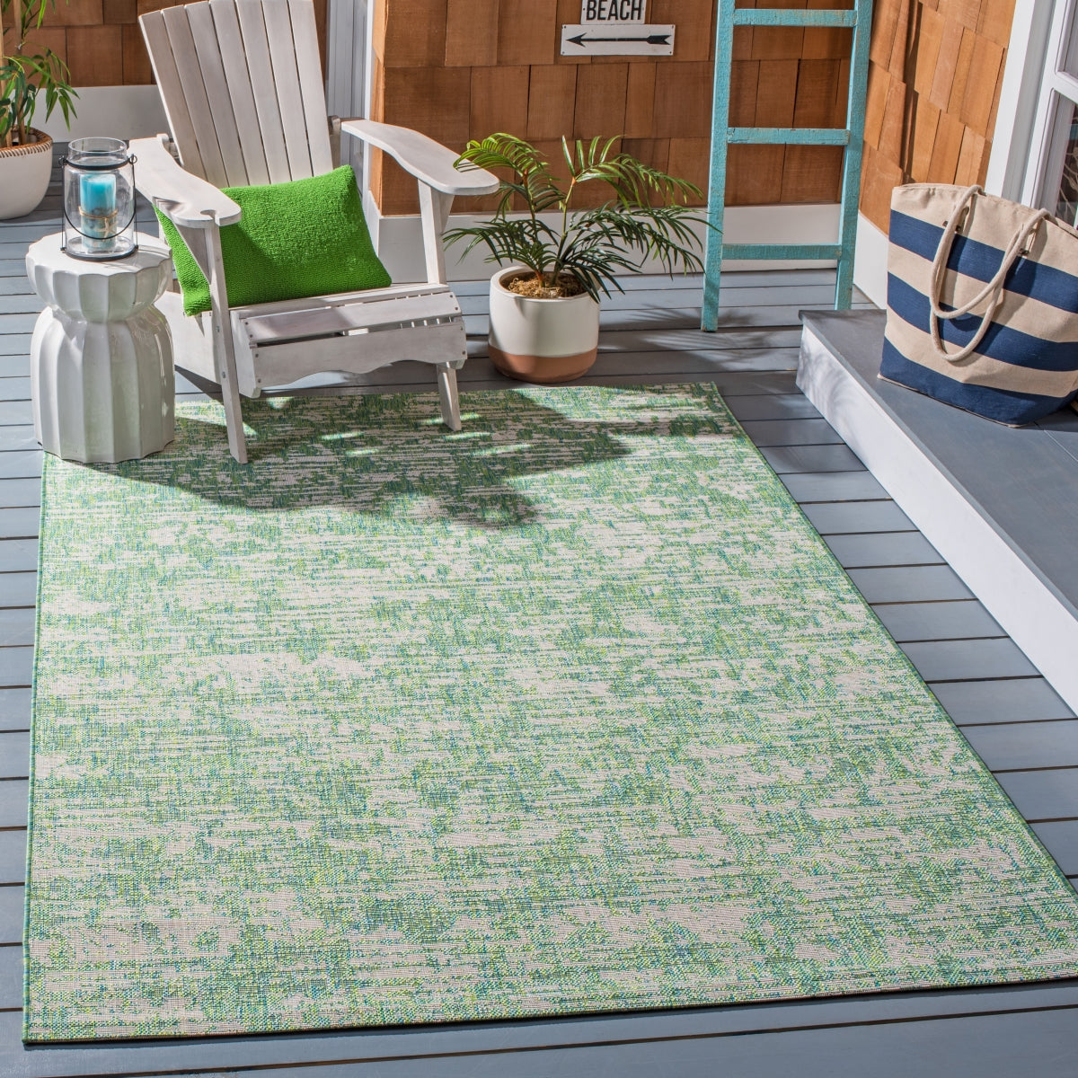 GREEN BLUE / IVORY