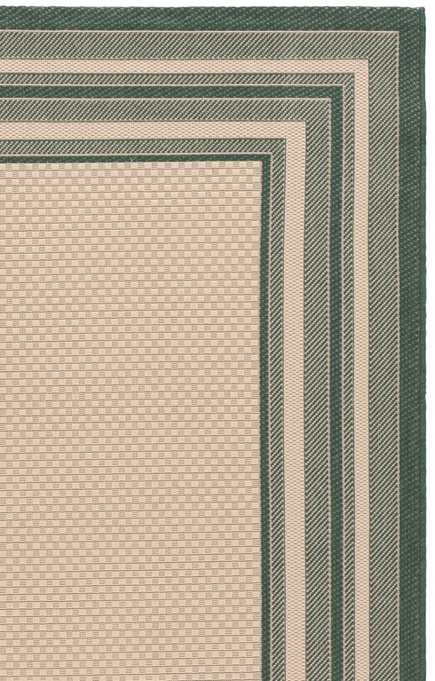 BEIGE / DARK GREEN