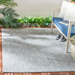 Safavieh Courtyard 8521 Blue Rug, CY8521 - Grey / Navy