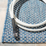 Safavieh Courtyard 8521 Blue Rug, CY8521 - Navy / Grey