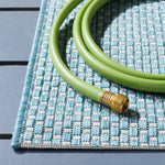 Safavieh Courtyard 8521 Blue Rug, CY8521 - Aqua / Grey