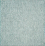 Safavieh Courtyard 8521 Blue Rug, CY8521 - Aqua / Grey