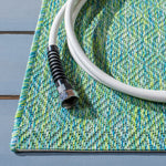 Safavieh Courtyard 8521 Blue Rug, CY8521 - Green / Blue