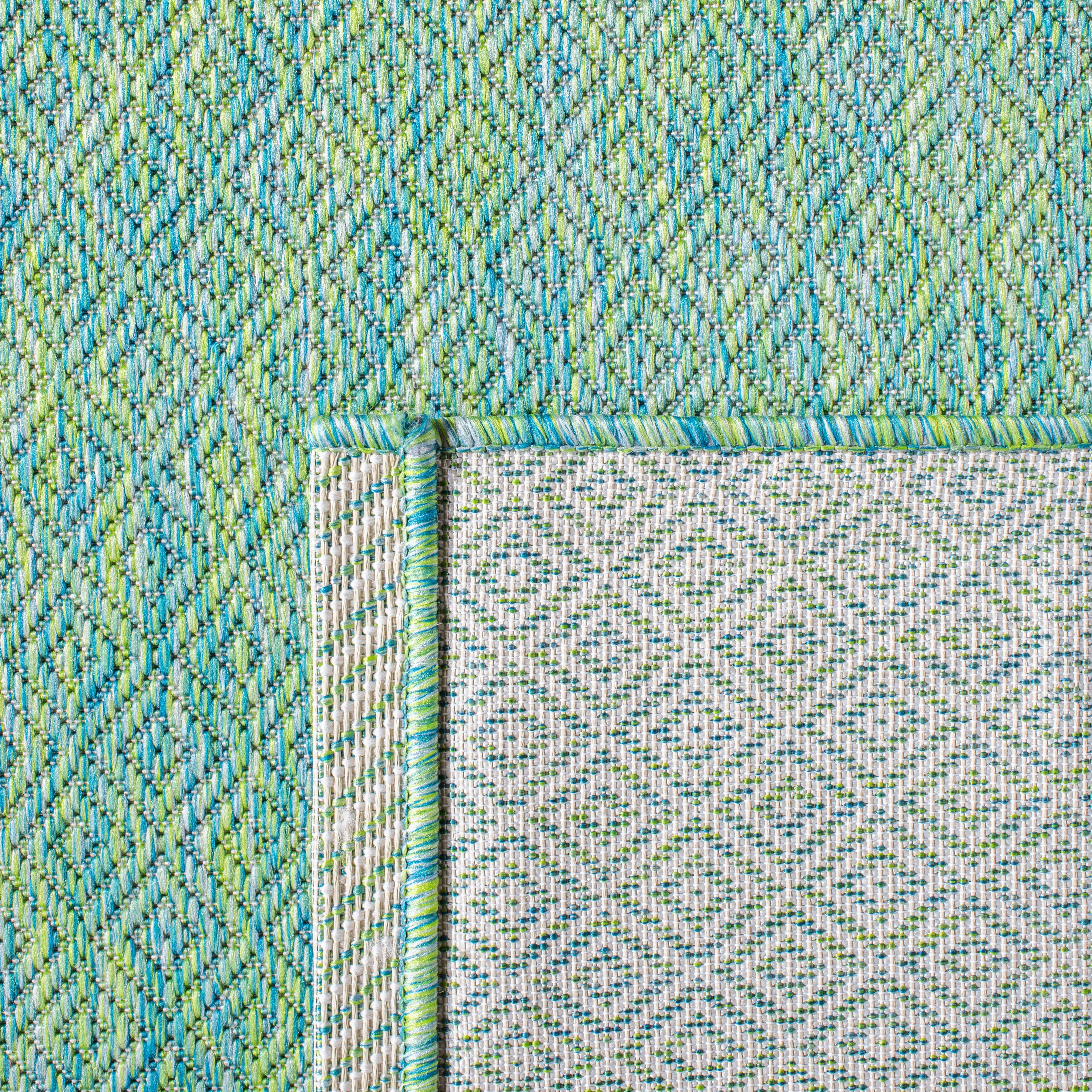 Safavieh Courtyard 8521 Blue Rug, CY8521 - Green / Blue