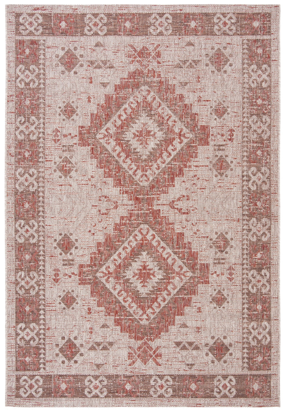 BEIGE / RED