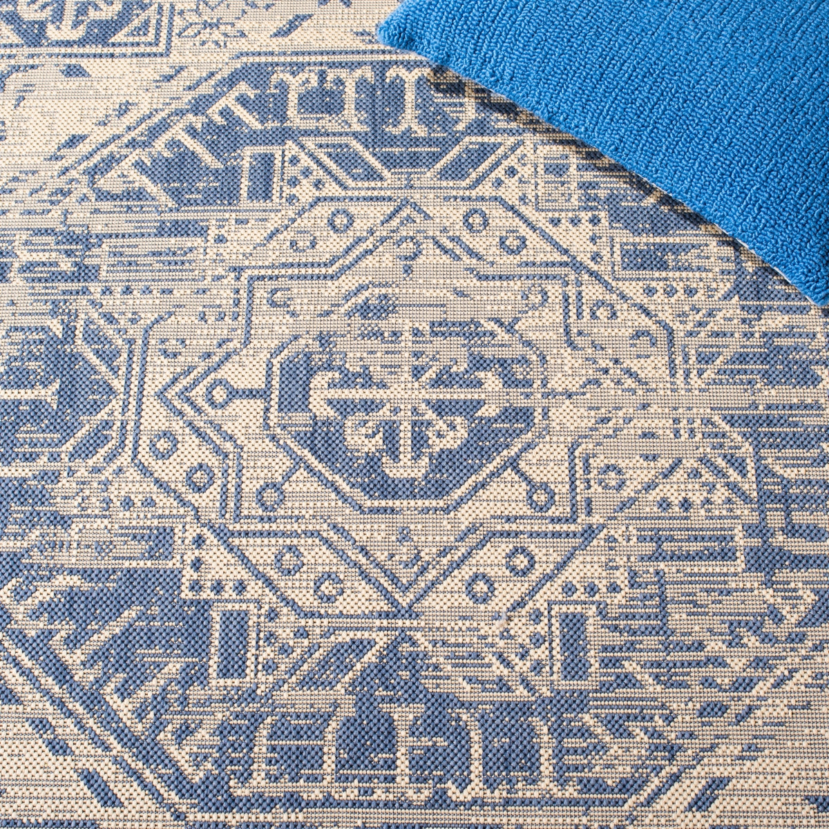BEIGE / BLUE
