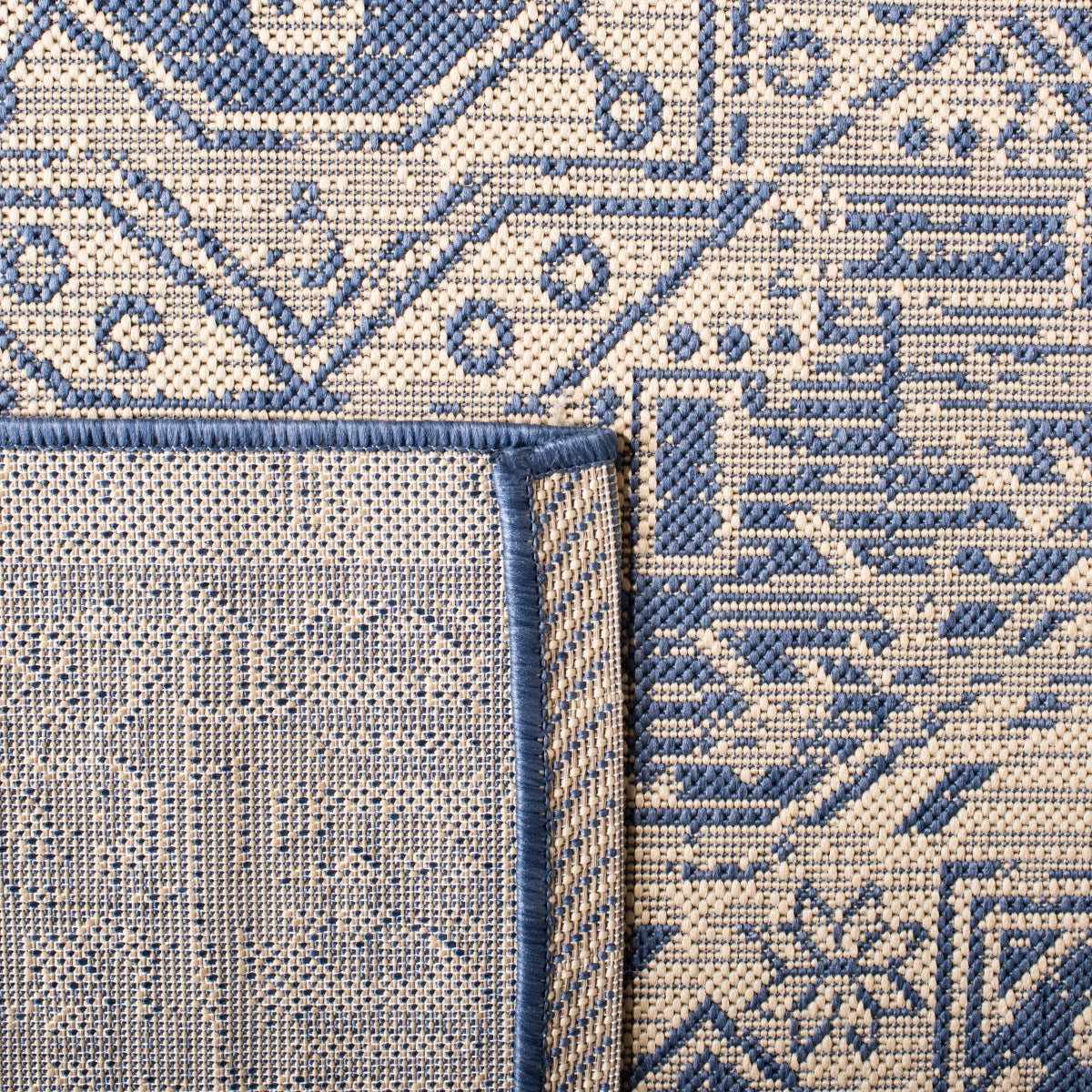 BEIGE / BLUE