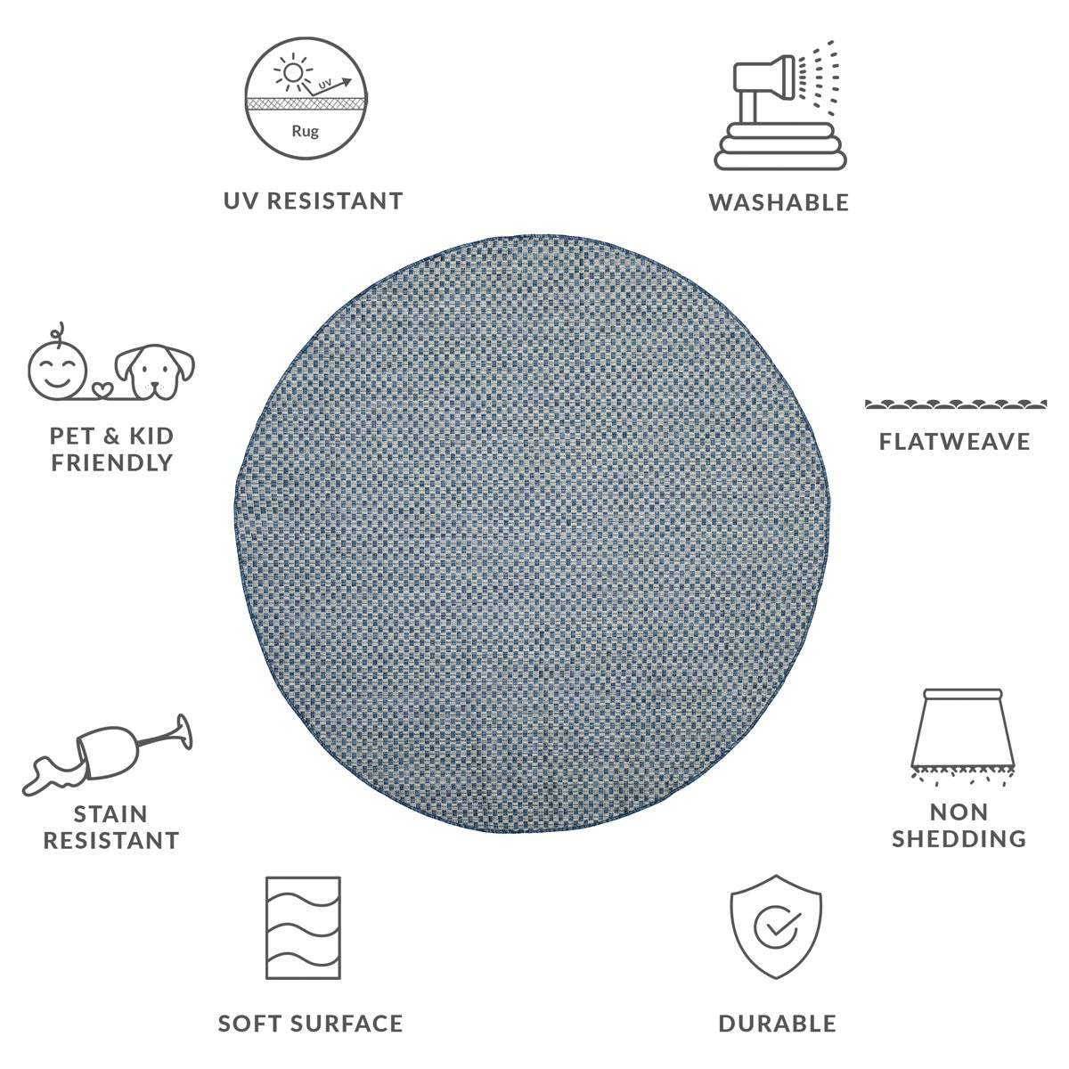 BLUE / LIGHT GREY
